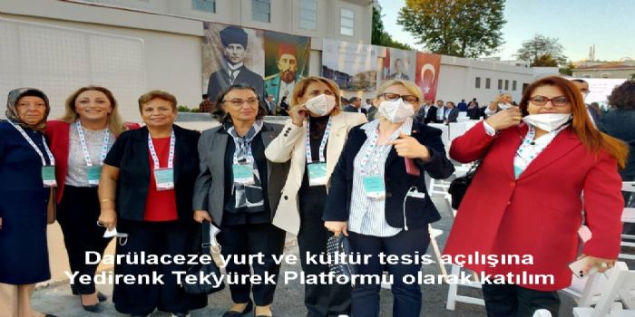 Darlaceze yurt ve kltr tesis alna Yedirenk Tekyrek Platformu olarak katlm